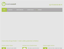 Tablet Screenshot of kreative-auszeit.com